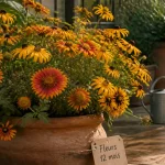 Plante qui fleurit toute l’année : balcon fleuri en jardinière
