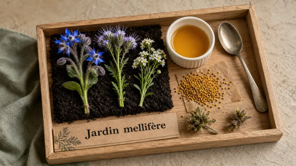 Nectar, pollen, miellat : les critères d’une plante mellifère utile au jardin