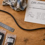 cable traction tondeuse sterwins avec gaine et embouts métalliques