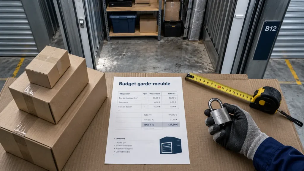 Le prix d’un garde-meuble varie de 20 à 250 € selon la taille et la ville
