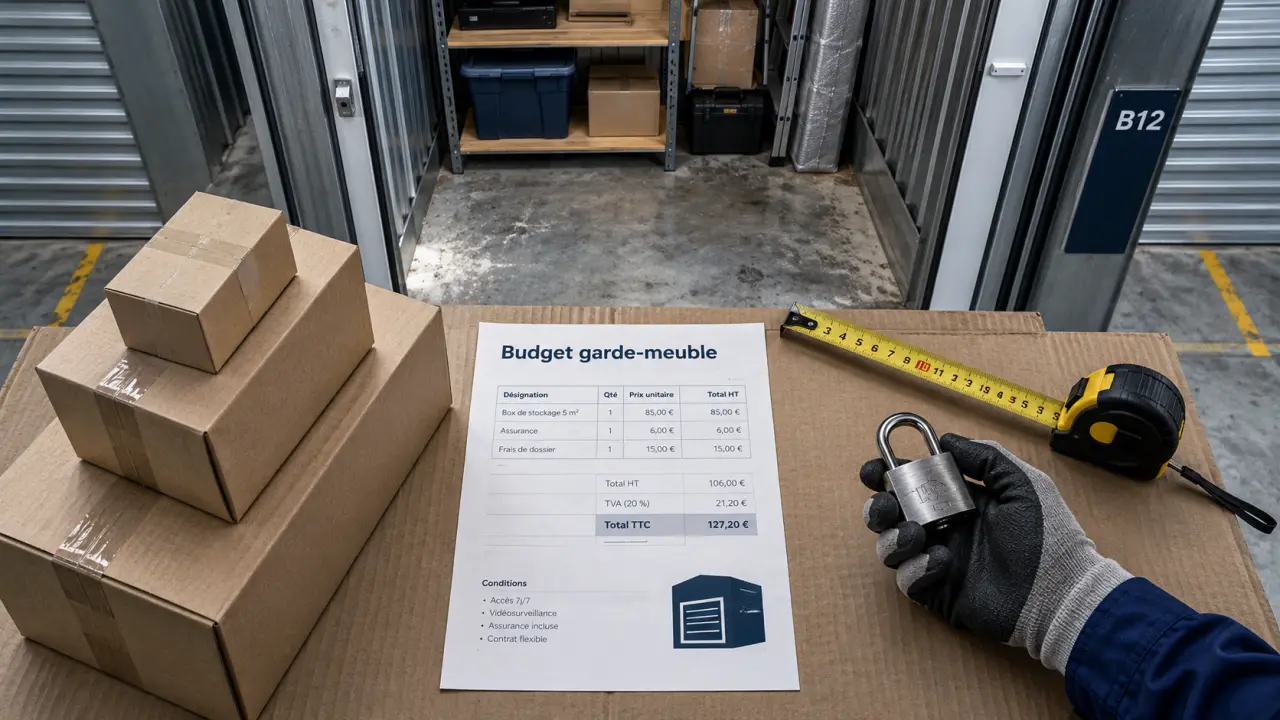 Combien coûte un garde meuble par mois : budget garde-meuble