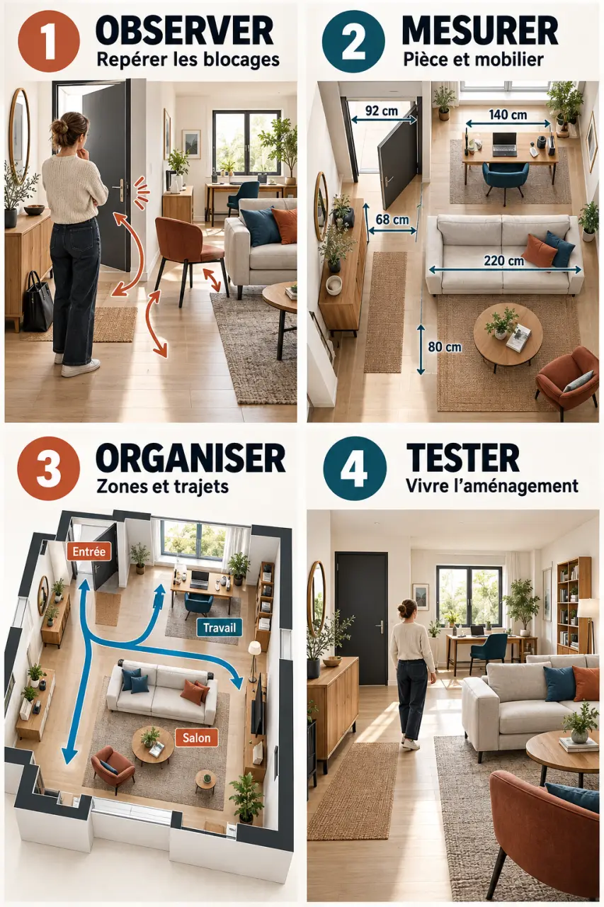 Méthode pour optimiser l'agencement de son intérieur en quatre étapes