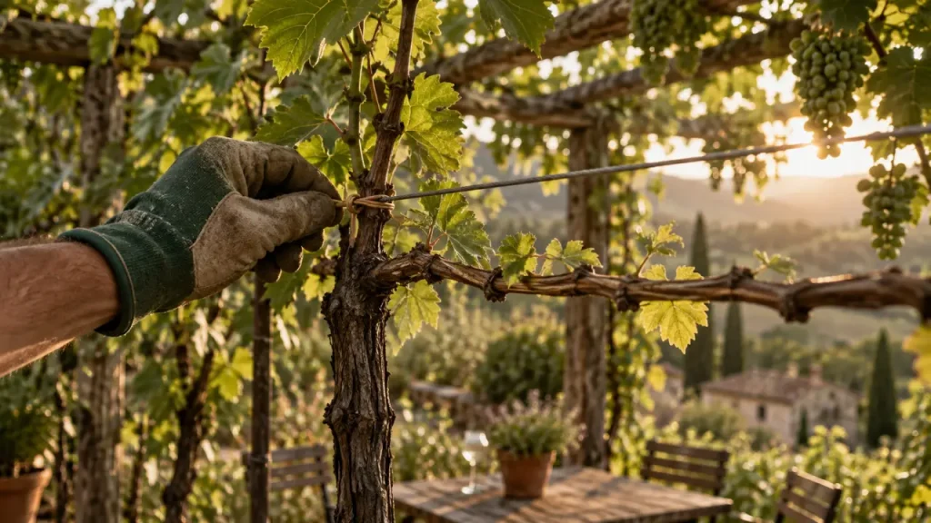 Vigne sur pergola : choisissez entre ombrage dense et récolte de raisin